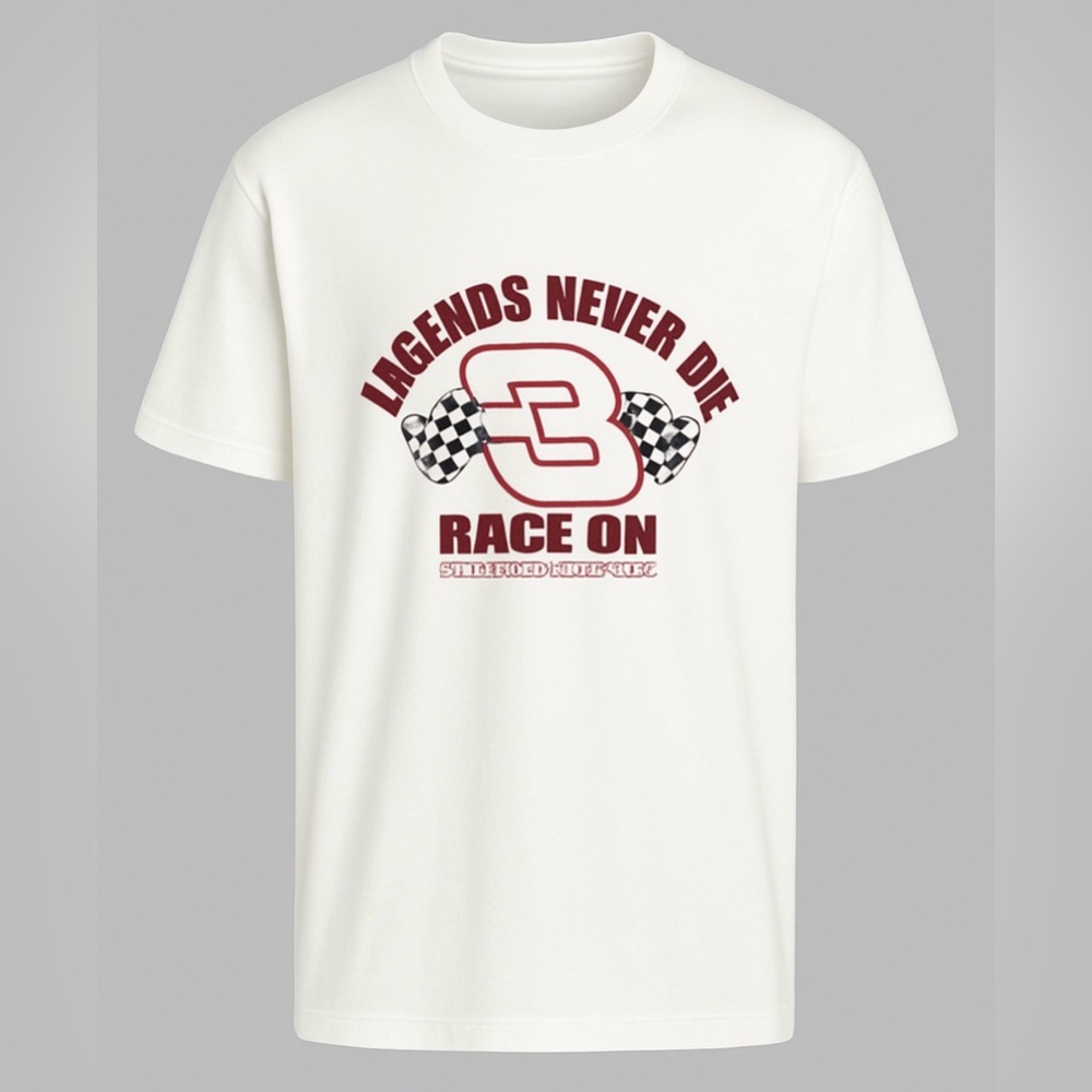 Vintage Dale Earnhardt “Legends Never Die” T-shirt Sz XXL NASCAR